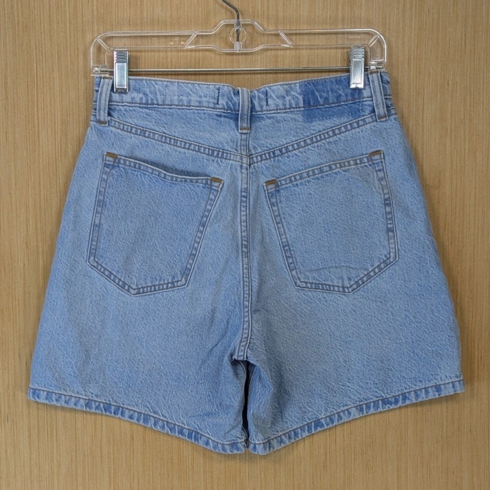 Abercrombie & Fitch The Loose Short Jorts 90s Minimalist High Rise Denim 26 New - Picture 3 of 10